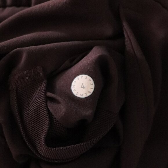 Lululemon Women's Sz 4 Plum Keep Moving Relaxed Fit Stretch Activewear Pant - Picture 11 of 11